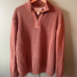 Weatherproof Men's Brick Zip-Up Sweater